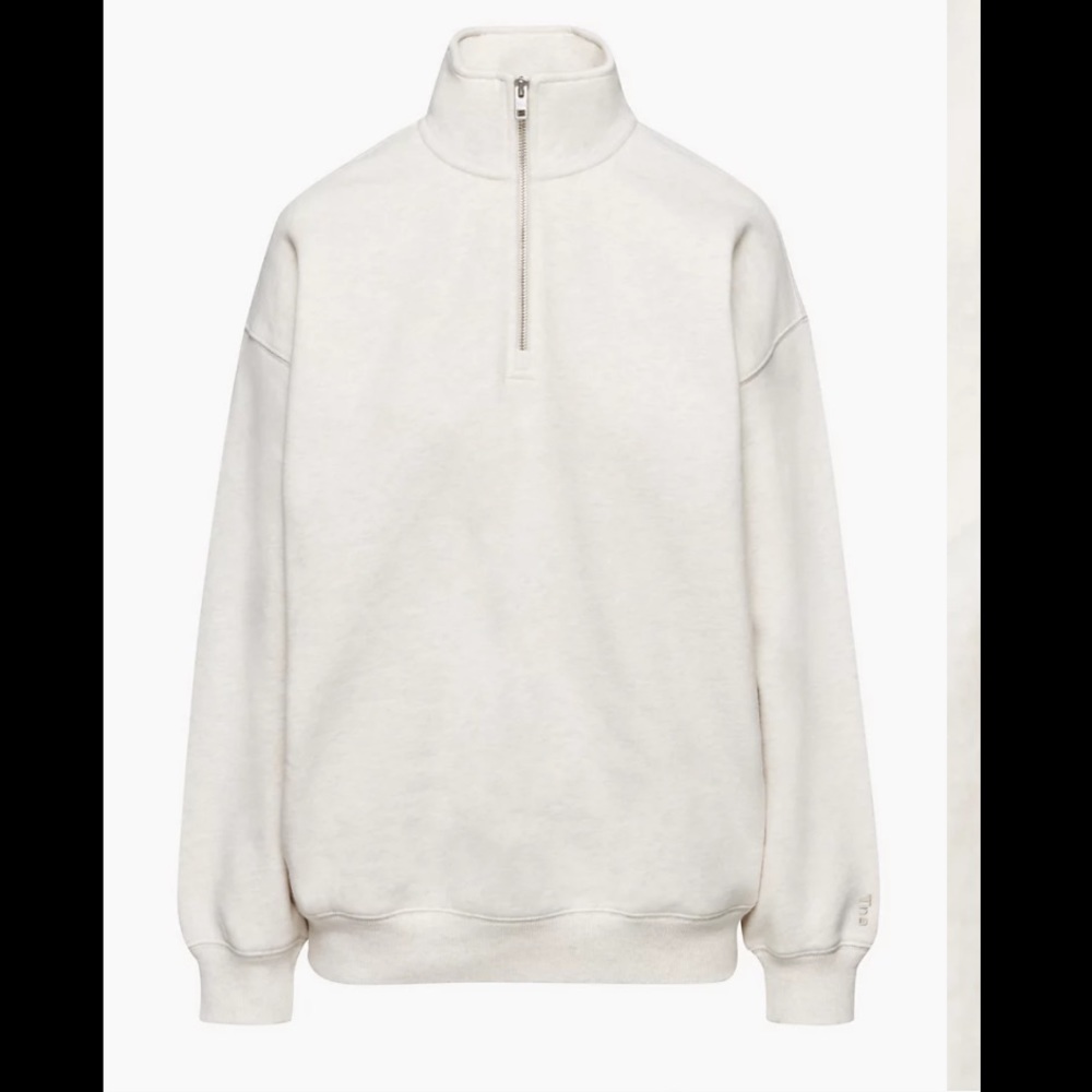 Aritzia TNA Cozy Fleece Mega ¼ Zip Sweatshirt